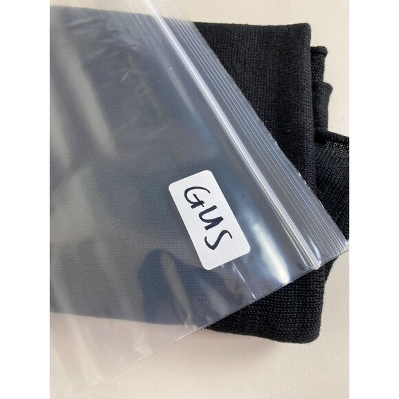 Eskandar Black Knit 100% Linen Knit Sweater One Size Medium Lagenlook Minimalist - Picture 12 of 16